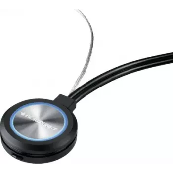 Blaupunkt FunLine Discs Antena activa de ventana para autorradio recepción AM/FM, conector DIN, cable de 2,9m, negro