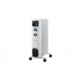 Blaupunkt HOR401 Radiador de aceite de 2000 W, blanco, 3 niveles de calor, termostato ajustable, protección contra sobrecalentamiento, protección antivuelco, 9 elementos, funcionamiento silencioso, para estancias de hasta 25 m²