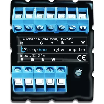 BLEBOX ampbox controlador LED inteligente 4 canales Wi-Fi RGBW CCT 12-24V DC