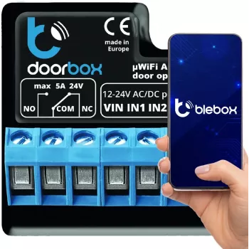 BLEBOX DoorBox - Controlador de wicket y puerta