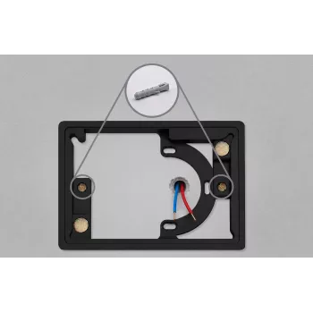 BLEBOX framePanelM Marco de montaje en pared blanco para ControlPanelM