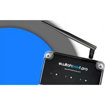 Interruptor inteligente Wi-Fi BLEBOX switchBoxT PRO con sensor de temperatura