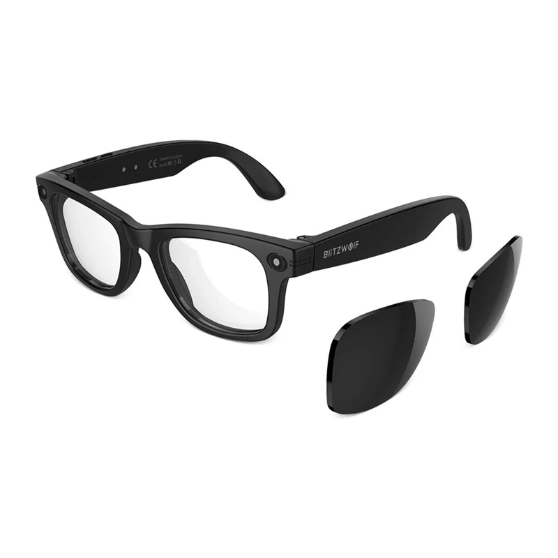 BlitzWolf BW-AG1 Pro gafas de sol inteligentes AI con cristales de sol intercambiables