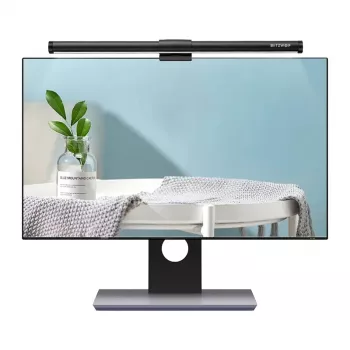 BlitzWolf BW-CML2 monitor de luz de aire con sensor de CO2, TVOC, temperatura y humedad – barra LED regulable, 2700-6500K, CRI Ra95, USB-C