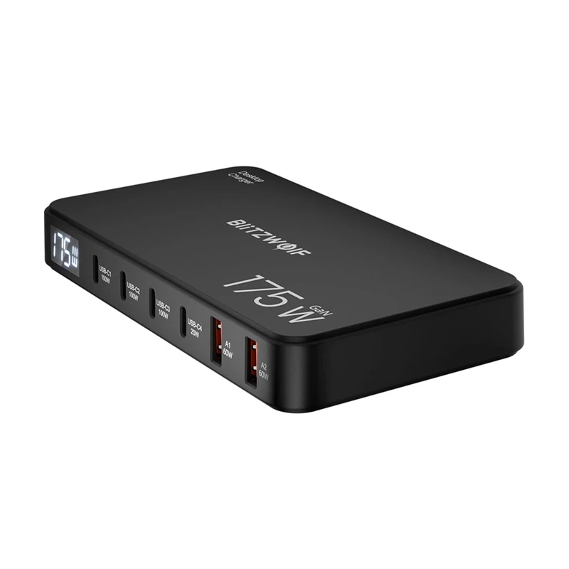 Blitzwolf BW-S30 Estación de carga 6 en 1 4xUSB-C + 2xUSB 175W