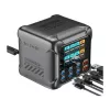 Blitzwolf BW-S33 cargador USB-A de 420W y 8 puertos, negro