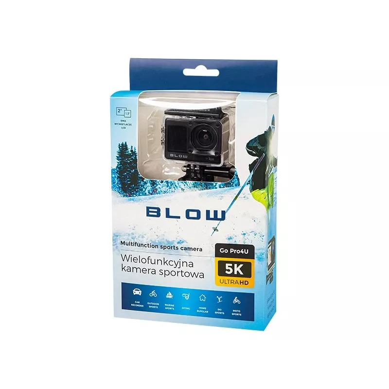 BLOW cámara de acción 20 MP 5K Ultra HD CMOS Wi-Fi 58 g