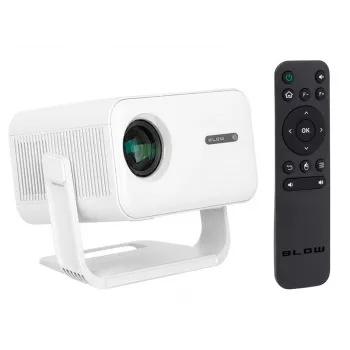 BLOW AndroidTV FullHD MaxView proyector portátil blanco