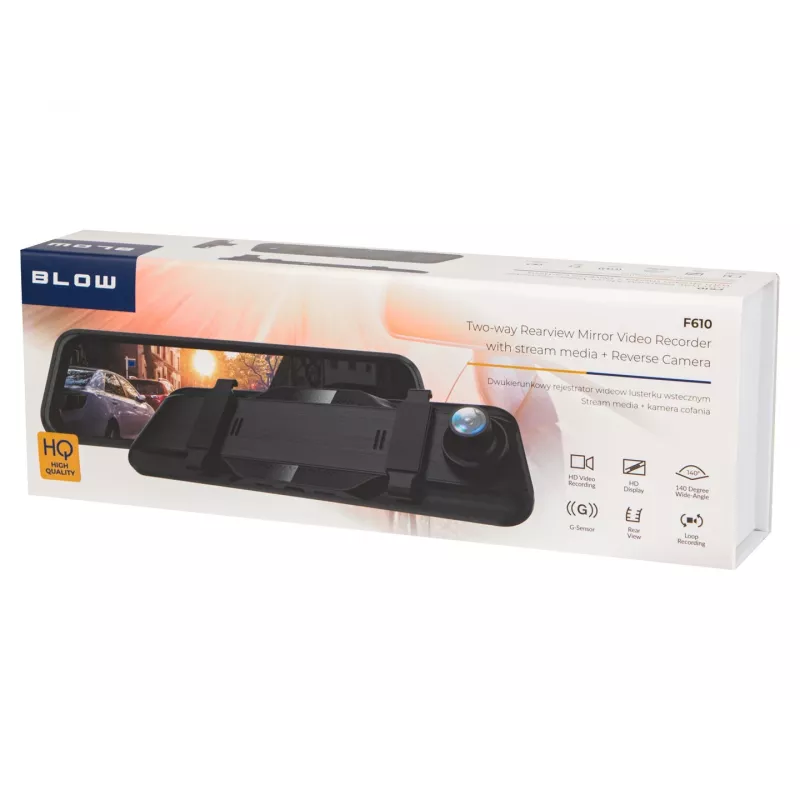 BLOW Blackbox DVR F610 dash cam espejo 10