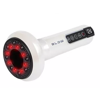 BLOW CUPPING PRO Aparato de masaje anticelulitis con ventosas chinas, 12 niveles de succión y calor, terapia de luz roja, recargable
