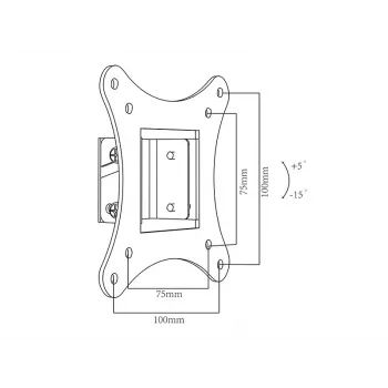 BLOW TV soporte LCD HQ 10-27 Type X, soporte de pared