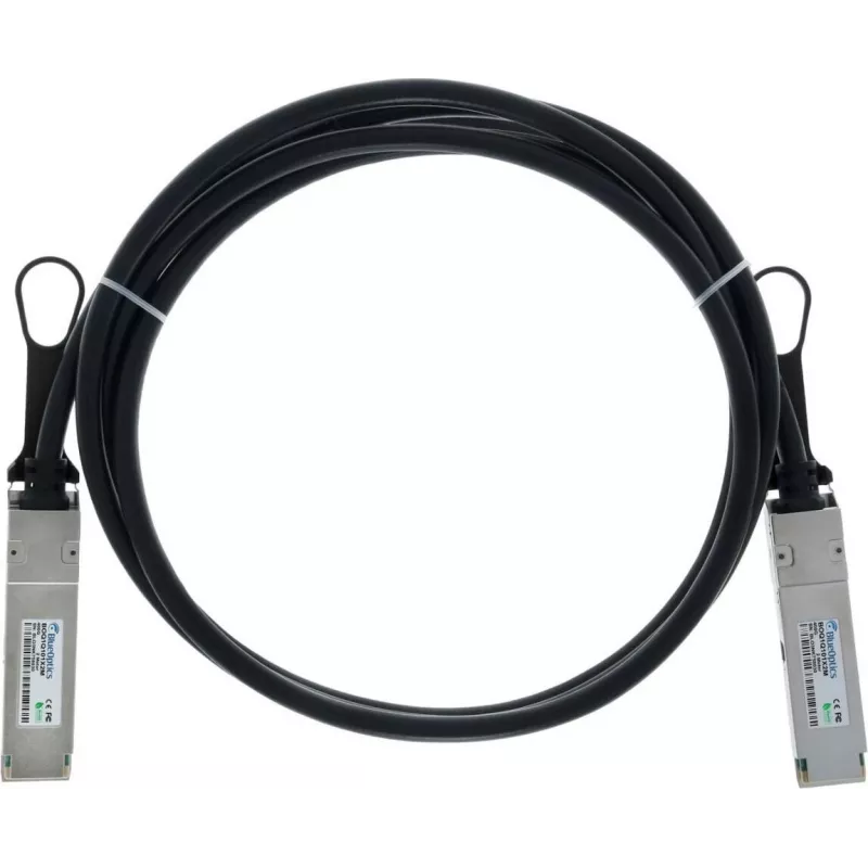 BLUELAN cable de cobre direct attach QSFP112 400G, 1m, compatible con Supermicro CBL-NTWK-0912-QSFP-1 CBL-NTWK-0912-QSFP-1-BL