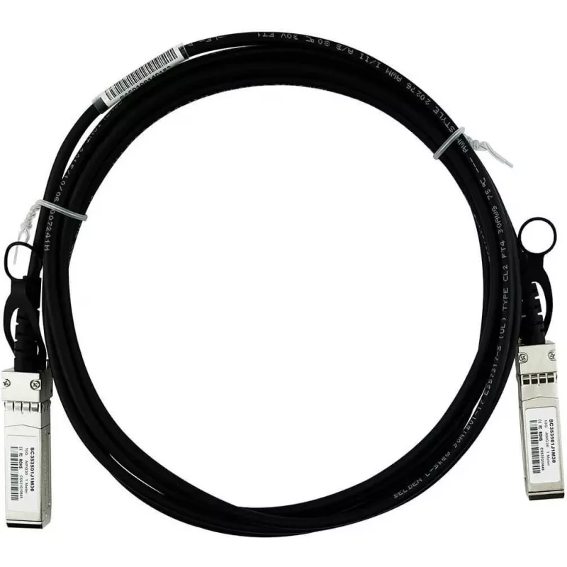 BlueLAN Compatible Molex 747521058 10GBASE-CR Cable Direct Attach pasivo SFP+ a SFP+, 0,5m, AWG30
