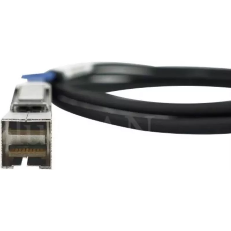 BLUEOPTICS Cable híbrido MiniSAS BlueLAN compatible con HPE 716189-B21, 4x Mini-SAS (SFF-8088) a 4x Mini-SAS HD (SFF-8644), AWG30, 1 metro (716189-B21-BL)