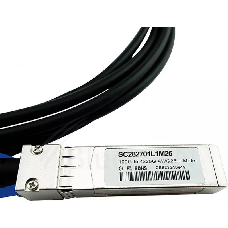 BlueOptics MCP7F00-A002R30N cable breakout direct attach BlueLAN QSFP28 a 4x SFP28 compatible, 2m, pasivo, AWG26
