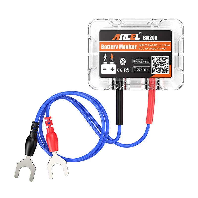 Comprobador de batería Bluetooth ANCEL BM200 6-20V DC