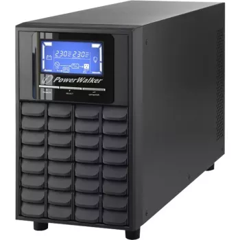 Bluewalker PowerWalker VFI 2000C LCD SAI - 1600W / 2000VA - Online doble conversión - 4x IEC C13 - USB y RS-232 - Torre