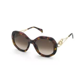 Gafas de sol de mujer BLUMARINE SBM892-550AHL mariposa Havana marrón degradado 55mm