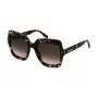 BLUMARINE Gafas de sol de mujer SBM836S5301GQ - Montura Oversized Square Butterfly, lente gris degradada, protección UV400