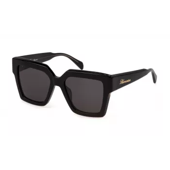 BLUMARINE gafas de sol mujer SBM859-53099A marrón Havana mariposa montura de acetato con lentes de policarbonato marrones degradadas 53/18/135 mm UV400