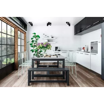 Foco doble BLURRO 2xGU10 CO-B, Negro, GU10, Regulable, Cabezas orientables, Interior