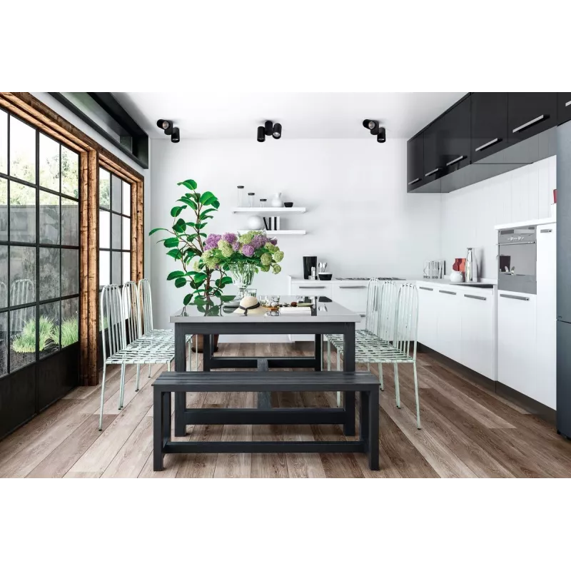 Foco doble BLURRO 2xGU10 CO-B, Negro, GU10, Regulable, Cabezas orientables, Interior