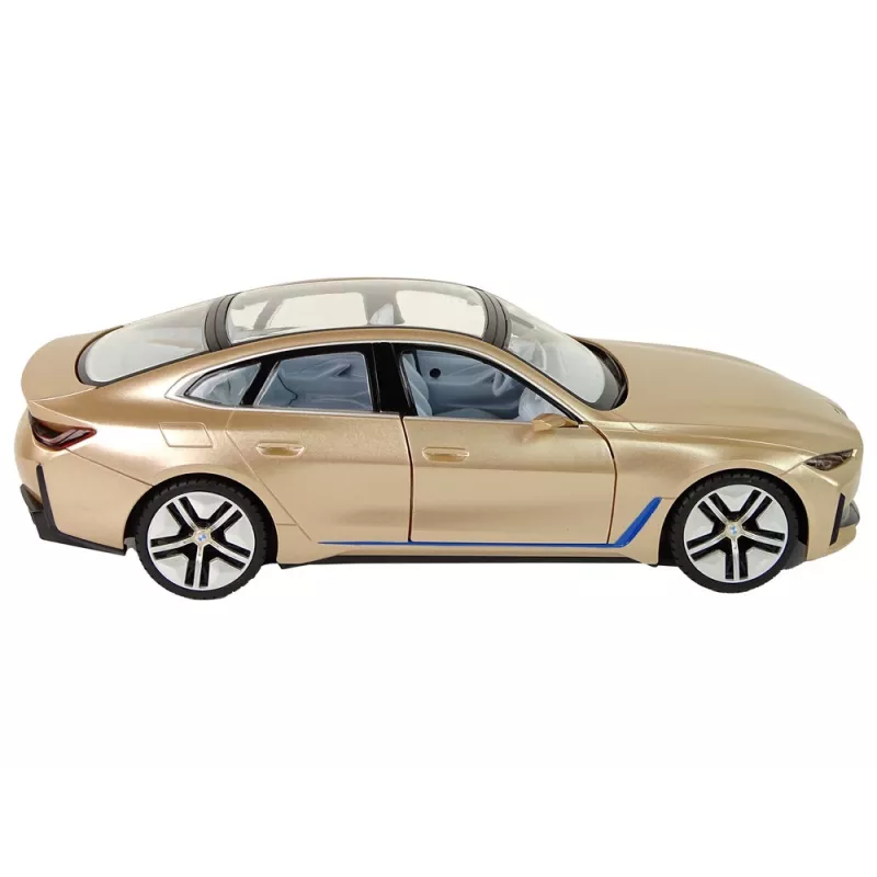 BMW I4 coche radiocontrol RC Rastar dorado 1:14