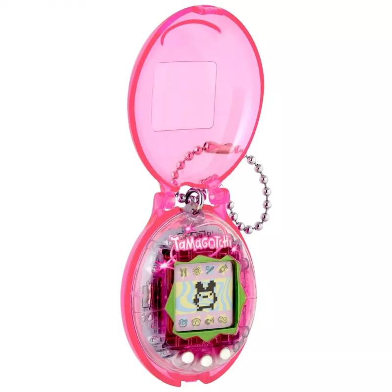 BND Tamagotchi Original Mascota virtual con funda protectora - Rosa