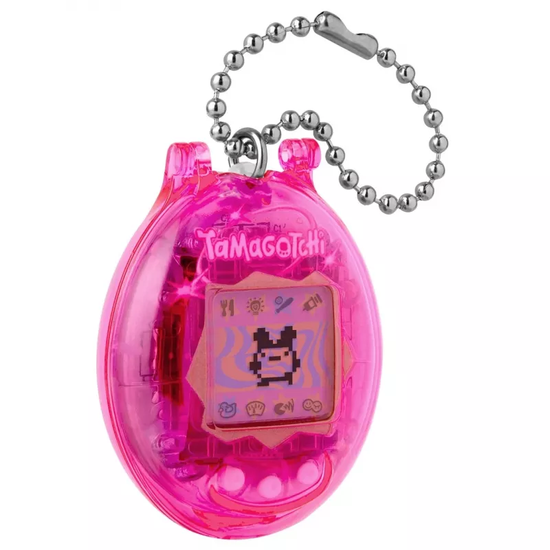 BND Tamagotchi Original Mascota virtual con funda protectora - Rosa