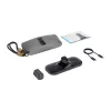 BoboVR CG2 estación de carga para visores VR – base de acoplamiento magnética 3 en 1 con clip de 350mAh y estuche de viaje, negro