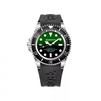 Bobroff BF0002i-BFSTN Reloj analógico de cuarzo de hombre 42mm negro acero inoxidable