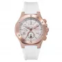 BOBROFF BF1002M25 Reloj unisex de cuarzo analógico 43mm Acero inoxidable Esfera negra Correa de piel