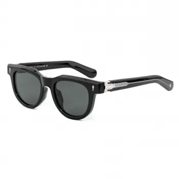 BOBROFF BFG0011-C1 Gafas de sol unisex - Montura clásica de plástico de cerco completo con protección UV400