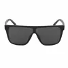 Bobroff BFG0032-S05P Gafas de sol hombre – Polarizadas, Montura negra, Lentes grises, 143 mm