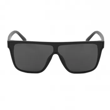 Bobroff BFG0032-S05P Gafas de sol hombre – Polarizadas, Montura negra, Lentes grises, 143 mm