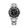 BOBROFF MAN BF0001J1 reloj analógico de cuarzo 44mm esfera negra correa de piel