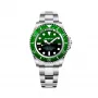 BOBROFF MAN BF0002J1bv reloj analógico de cuarzo 44mm piel negra