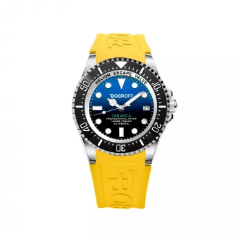 BOBROFF MAN BF0003-BFSTA Reloj de pulsera de cuarzo 44mm acero inoxidable