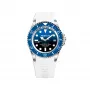 BOBROFF MAN BF0003baBFSTB 42mm reloj analógico de cuarzo con esfera negra y correa de piel