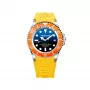 BOBROFF MAN BF0003bnBFSTA reloj analógico de cuarzo 44mm caja de acero inoxidable correa de piel marrón