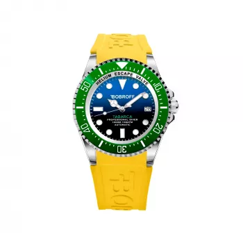 BOBROFF MAN BF0003bvBFSTA reloj analógico de cuarzo 44mm acero inoxidable