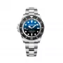 BOBROFF MAN BF0003i 42mm Reloj de Pulsera Analógico de Cuarzo Correa de Piel Negra
