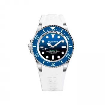 BOBROFF MAN BF0003ibaBF Reloj de pulsera analógico de cuarzo 42mm - Esfera negra, correa de piel