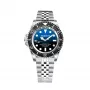 BOBROFF MAN BF0003iJ reloj analógico de cuarzo 42mm piel negra