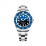 BOBROFF MAN BF0003J1ba reloj analógico de cuarzo de 44mm - esfera negra, correa de piel