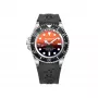 BOBROFF MAN BF0004i-BFSTN 42mm Reloj analógico de cuarzo Esfera negra Correa de piel