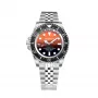 BOBROFF MAN BF0004iJ Reloj analógico de cuarzo 42mm esfera negra correa de piel auténtica