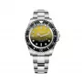 Reloj de hombre BOBROFF BF0008 cuarzo analógico 44mm acero inoxidable esfera negra correa de piel