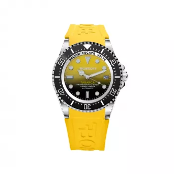 BOBROFF MAN BF0008-BFSTA Reloj analógico de cuarzo 44mm plata acero inoxidable malla milanesa