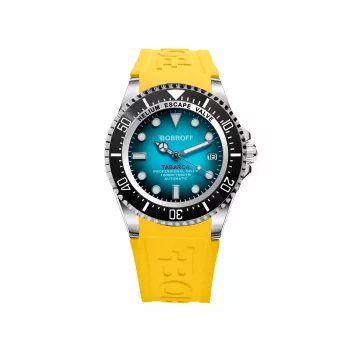 BOBROFF MAN BF0009-BFSTA Reloj de cuarzo analógico 44mm acero inoxidable plata